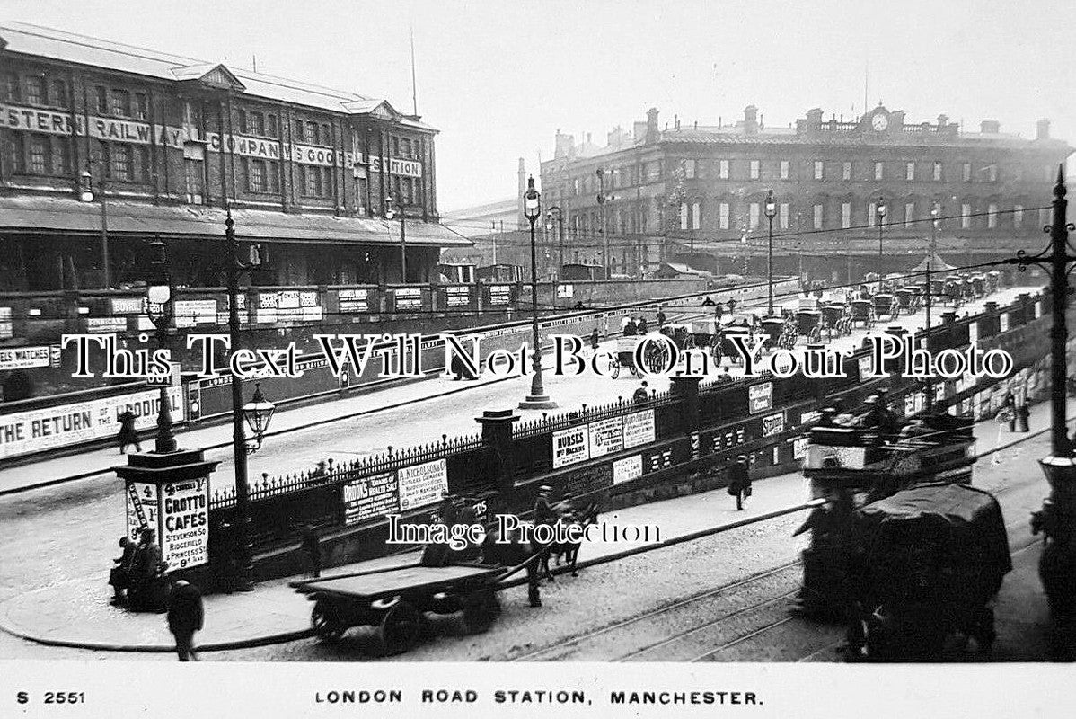 LA 6756 - London Road Railway Station, Manchester, Lancashire