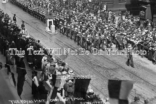 LA 6762 - The Royal Visit, Castle Street, Liverpool, Lancashire 1911