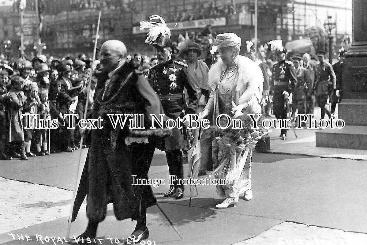 LA 6763 - Royal Visit To Liverpool, Lancashire 1911