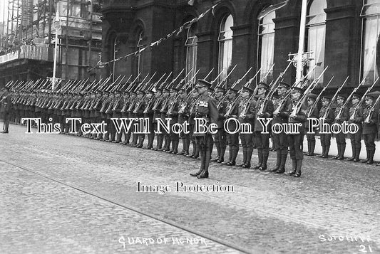 LA 6764 - Guard Of Honor, Liverpool Royal Visit, Lancashire 1911