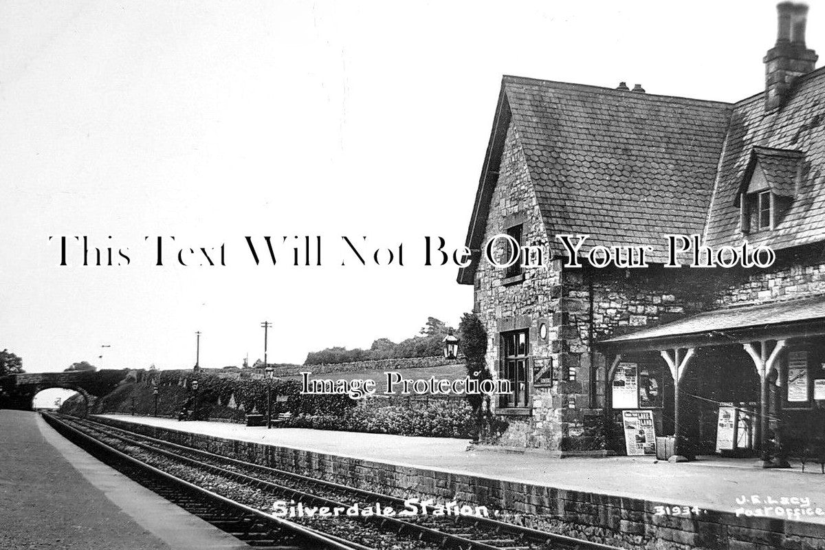 LA 6817 - Silverdale Railway Station, Lancashire