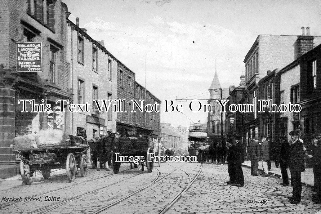 LA 682 - Railway Parcels Office, Market Street, Colne, Lancashire c1909