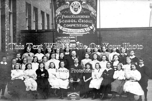 LA 6827 - Devonshire Road School Choir, Blackpool, Lancashire 1908