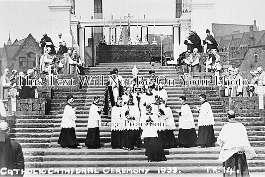 LA 6852 - Liverpool Catholic Cathedral Ceremony, Lancashire 1933