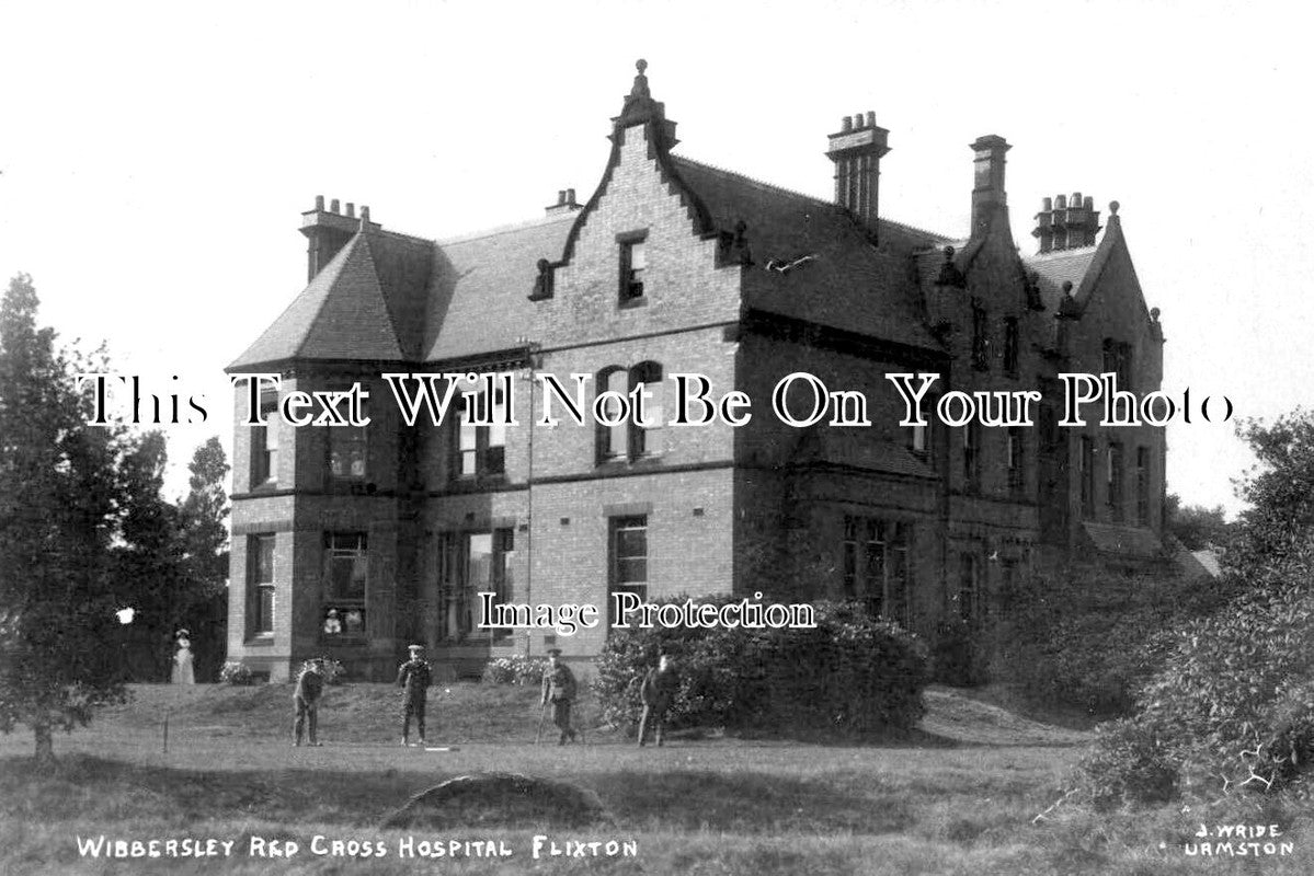 LA 6884 - Wibbersley Red Cross Hospital, Flixton, Lancashire WW1