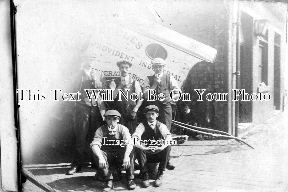 LA 69 - Workers Of The Eccles Provident Industrial Cooperative Society, Lancashire c1916