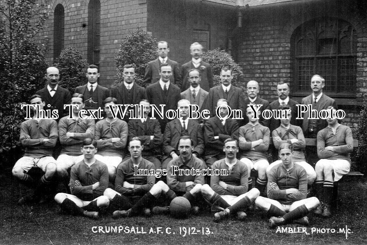 LA 6906 - Crumpsall AFC Football Team Club, Lancashire 1912-13