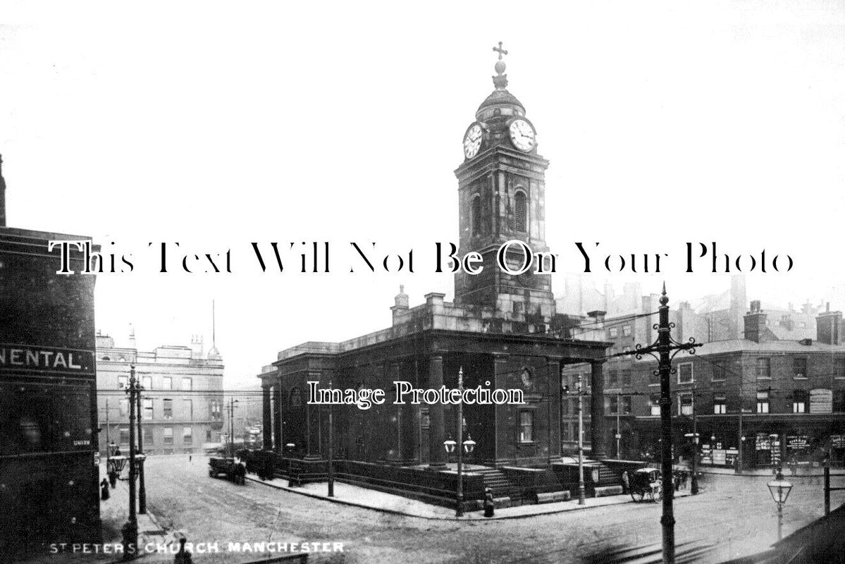 LA 6934 - St Peters Church, Manchester, Lancashire c1907