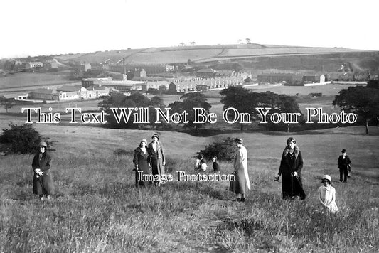 LA 6958 - Rochdale Mill & Workers Cottages, Norden, Lancashire c1935