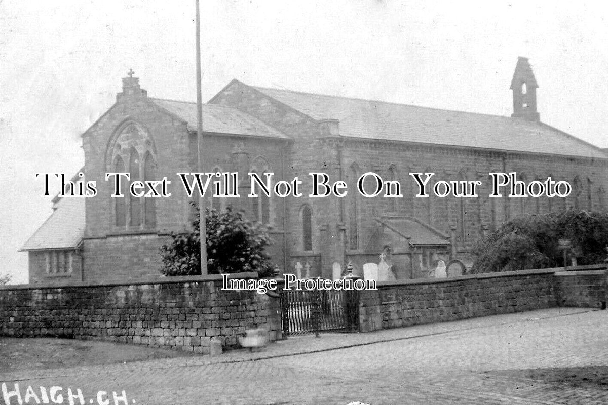 LA 6966 - Haigh Church, Wigan, Lancashire c1905