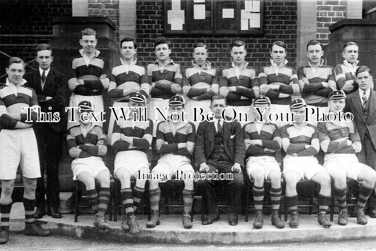 LA 7001 - Wigan Grammar School Rugby 1st Team, Lancashire 1933