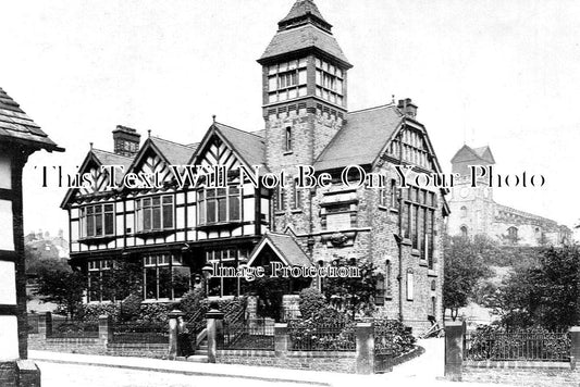 LA 7009 - Church & Library, Middleton, Manchester, Lancashire