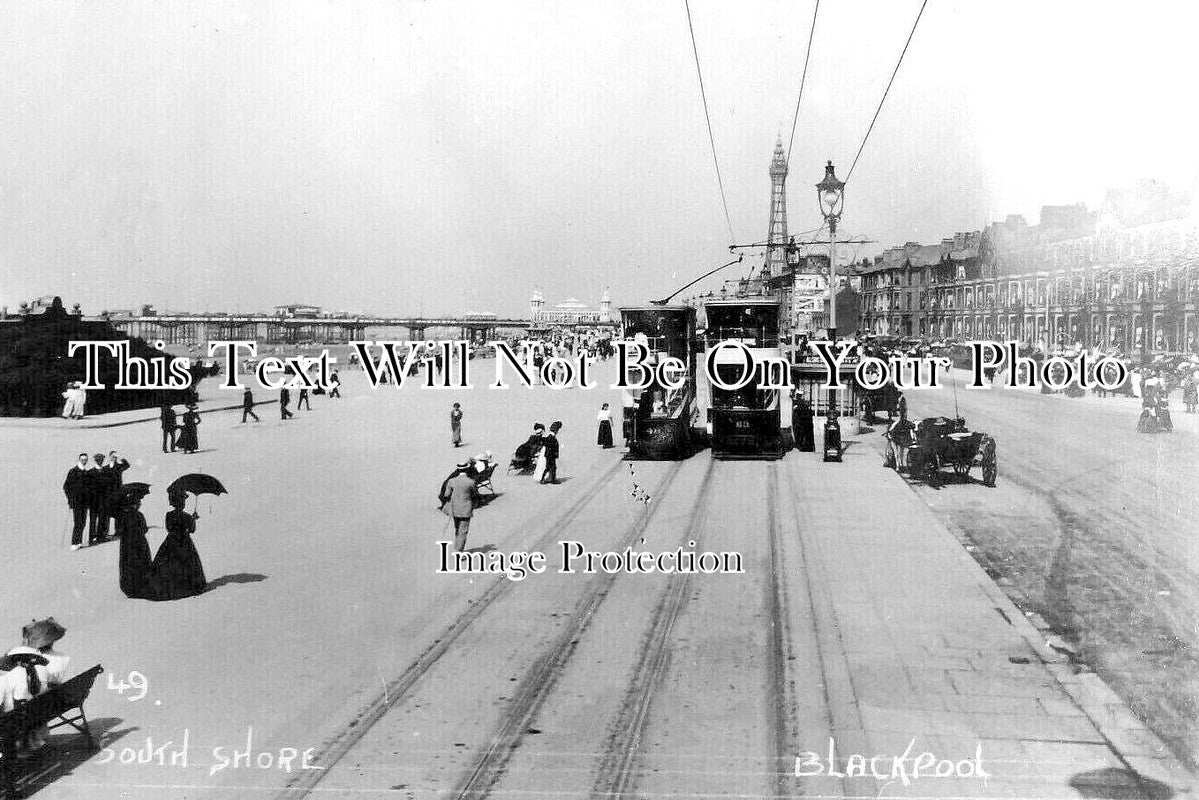 LA 7017 - South Shore, Blackpool, Lancashire c1913