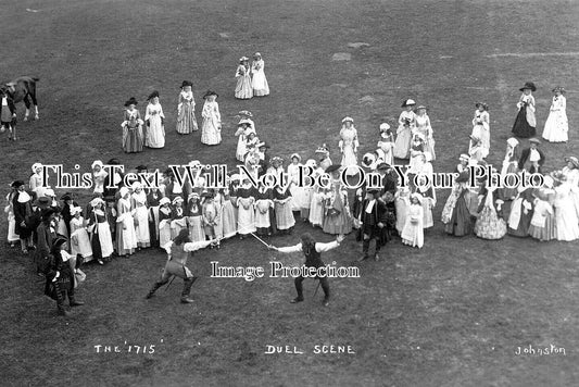 LA 7029 - The 1715 Duel Scene, Lancaster Pageant, Lancashire 1913