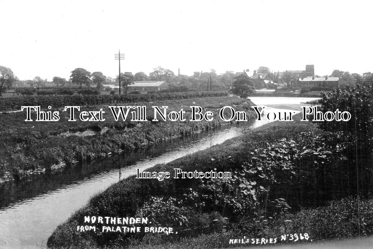 LA 7039 - Northenden From Palatine Bridge, Lancashire