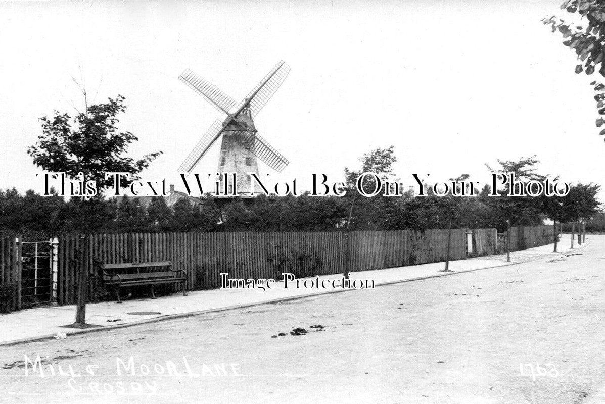 LA 7041 - Mill & Moor Lane & Windmill, Crosby, Lancashire