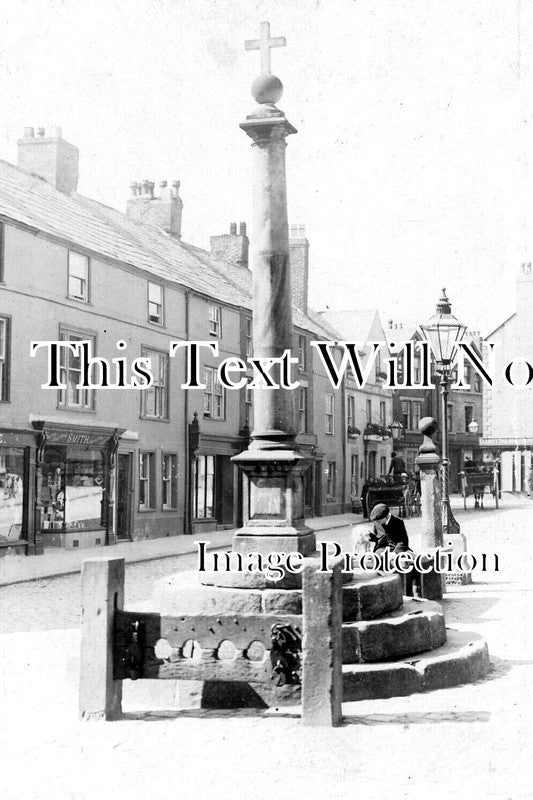 LA 7054 - Market Cross & Stocks, Poulton Le Fyde, Lancashire