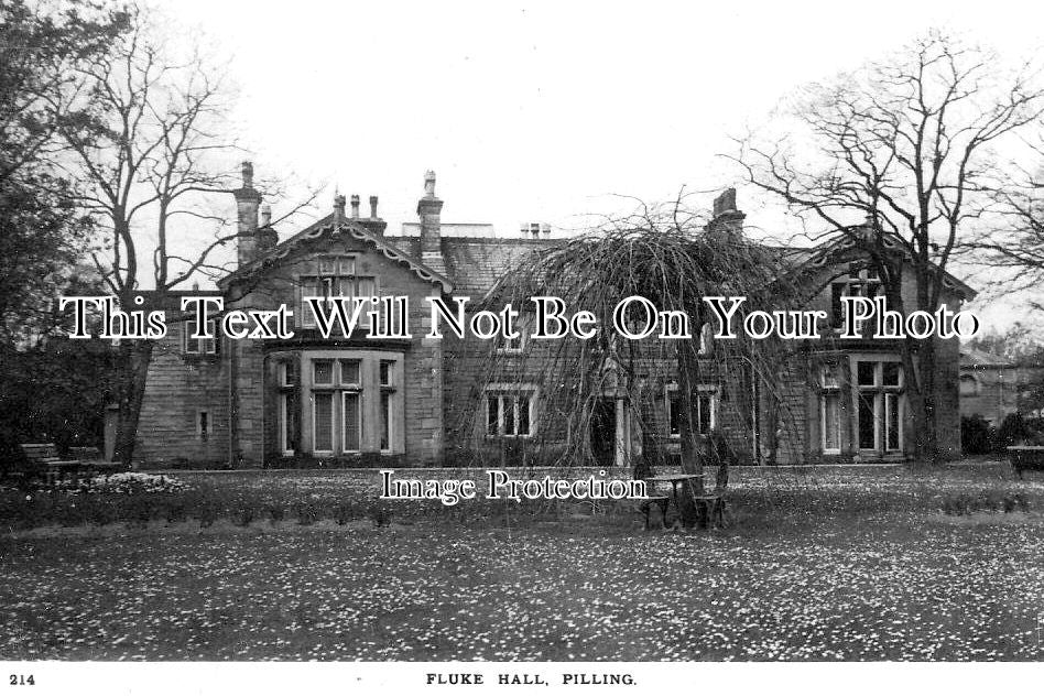 LA 7059 - Fluke Hall, Pilling, Lancashire c1921