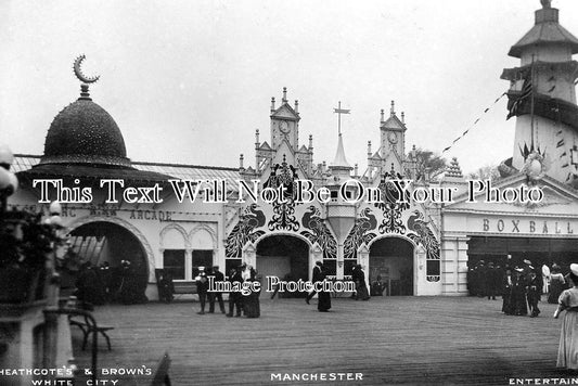 LA 706 - Skating Rink, Box Ball, Dragon Slide, White City, Manchester, Lancashire c1907