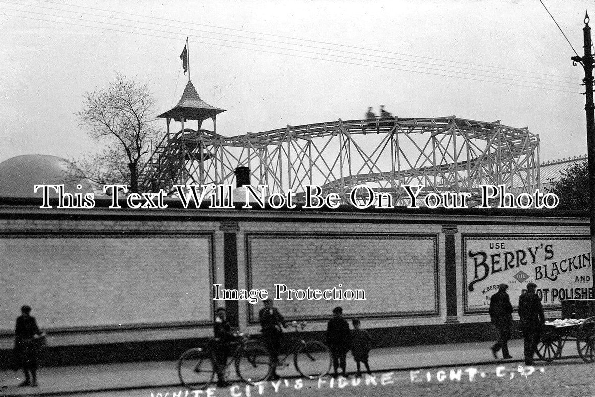 LA 709 - Figure 8, White City, Manchester, Lancashire c1909