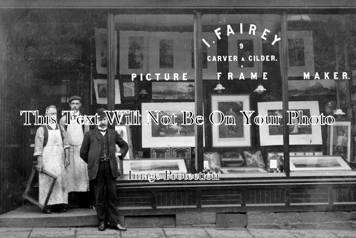 LA 710 - Fairley Picture Framers Shop, Burnley, Lancashire