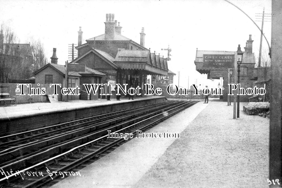 LA 7115 - Hightown Railway Station, Lancashire