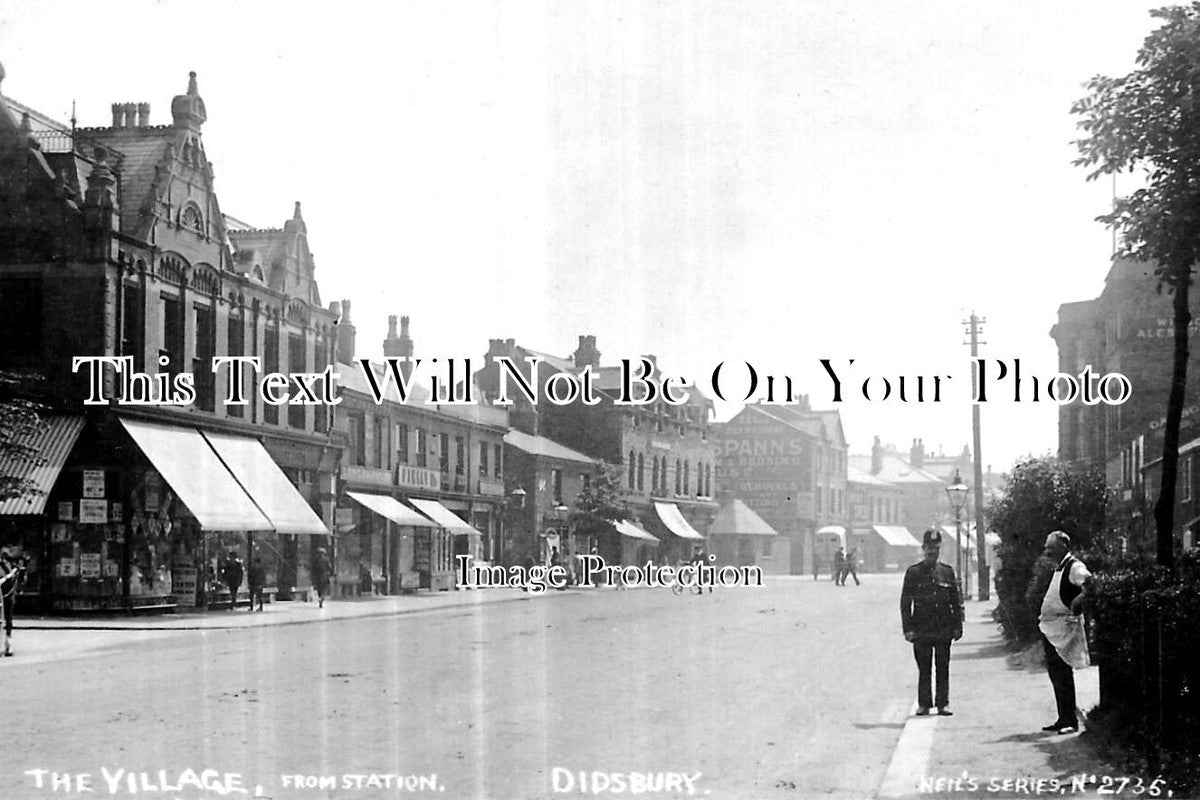 LA 7131 - Didsbury From The Railway Station, Manchester, Lancashire