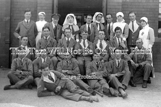 LA 7135 - Vernon Park Military Hospital, Stockport, Lancashire 1918 WW1