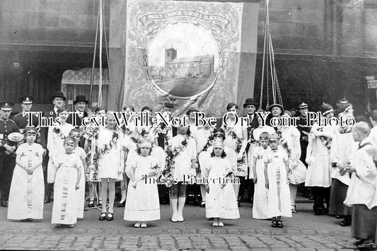 LA 7153 - St Pauls Church Schools, Blackburn Gala, Lancashire