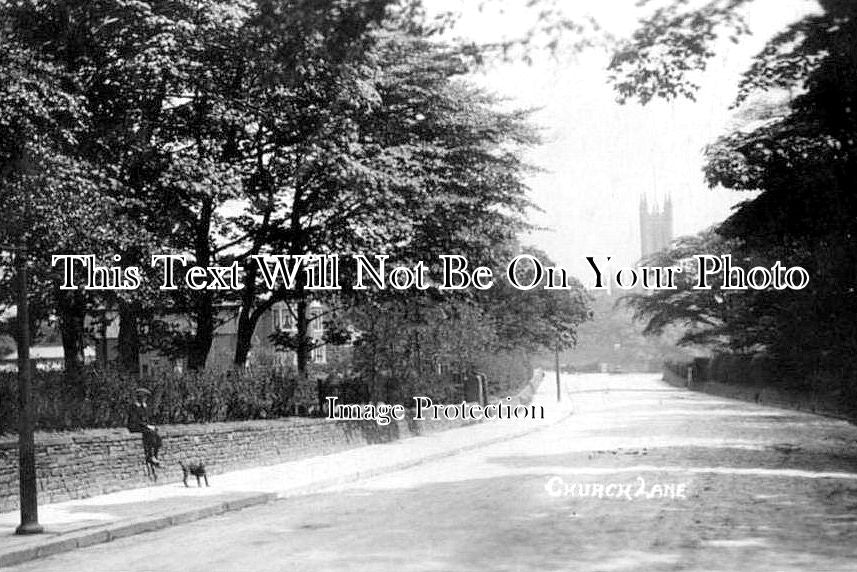 LA 7155 - Church Lane, Radcliffe, Lancashire c1912