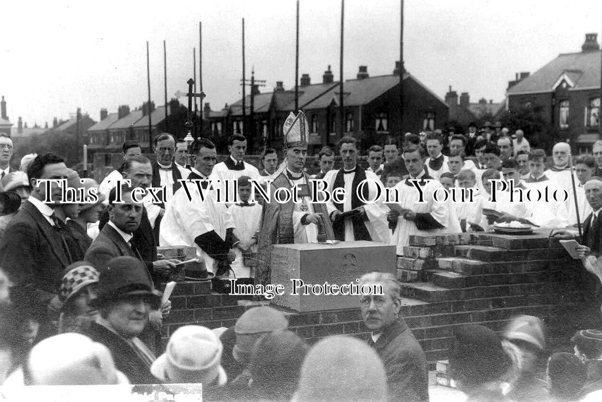 LA 7160 - Stone Laying Ceremony, Manchester, Lancashire