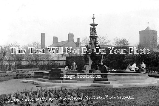 LA 7162 - Gladstone Memorial Fountain, Victoria Park, Widnes