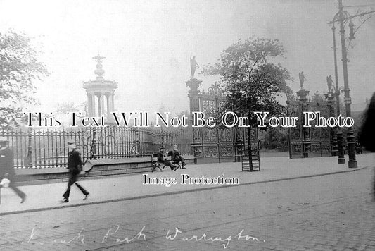 LA 7168 - Bank Park, Warrington, Lancashire c1904