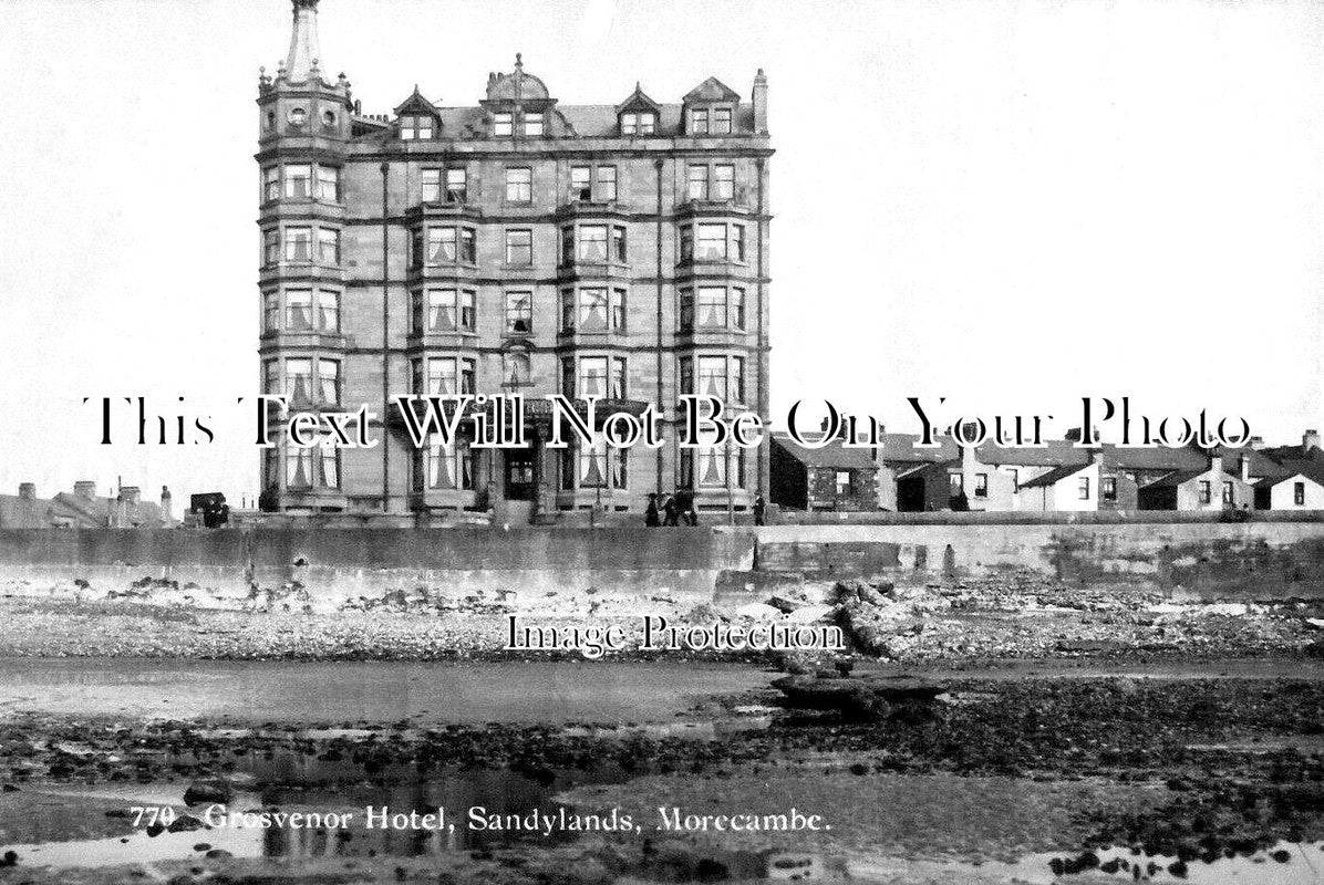 LA 7202 - The Grosvenor Hotel, Sandylands, Morecambe, Lancashire c1918