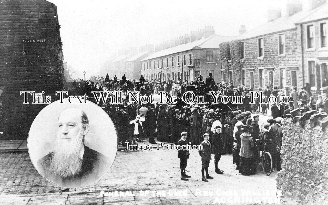 LA 7212 - Funeral Of Chas Williams, Accrington, Lancashire