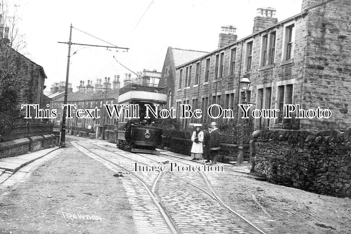 LA 7222 - Tram Car At Trawden, Lancashire