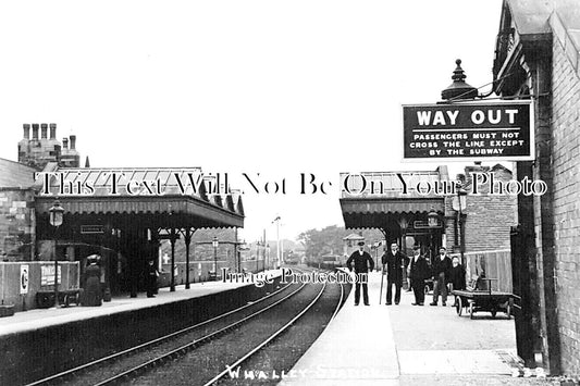 LA 7228 - Whalley Railway Station, Lancashire