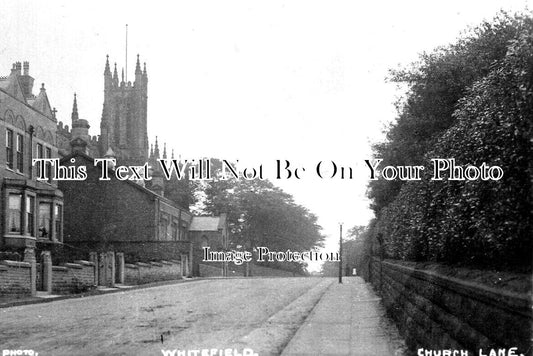 LA 7246 - Church Lane, Whitefield, Lancashire c1906