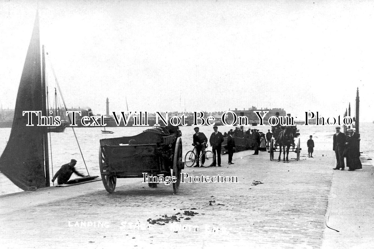 LA 7262 - Knott End Landing Stage, Lancashire c1903