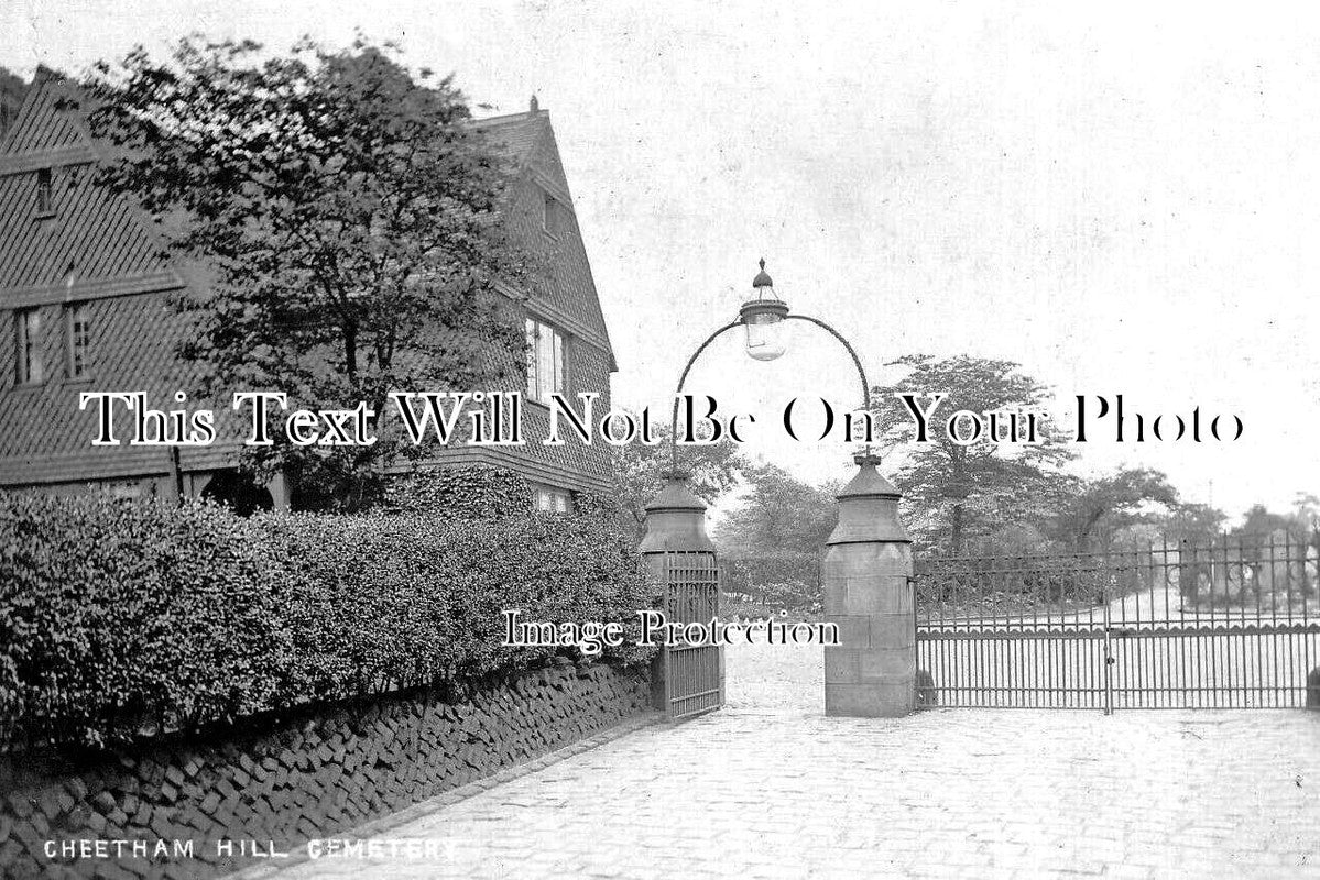 LA 7292 - Cheetham Hill Cemetery, Manchester, Lancashire