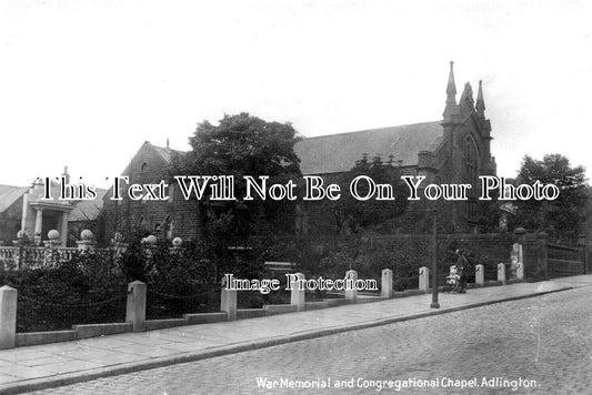 LA 7299 - Adlington War Memorial & Congregational Chapel, Lancashire
