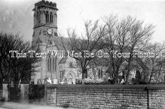 LA 73 - Crossens St Johns Church, Southport, Lancashire c1924