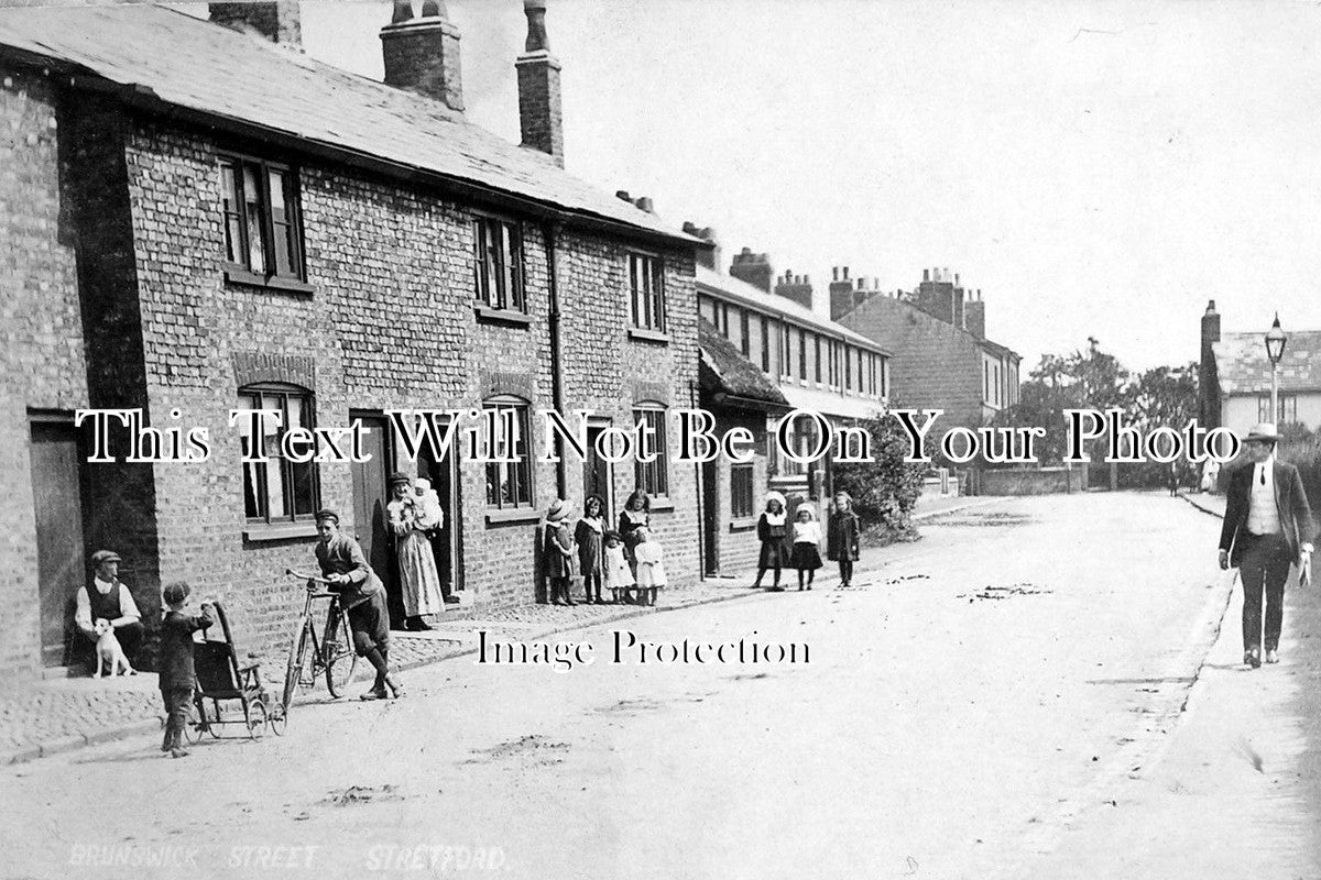LA 731 - Brunswick Street, Stretford, Lancashire c1905