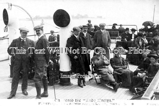 LA 7310 - The Lady Evelyn Steamer, Fleetwood To Barrow 1909