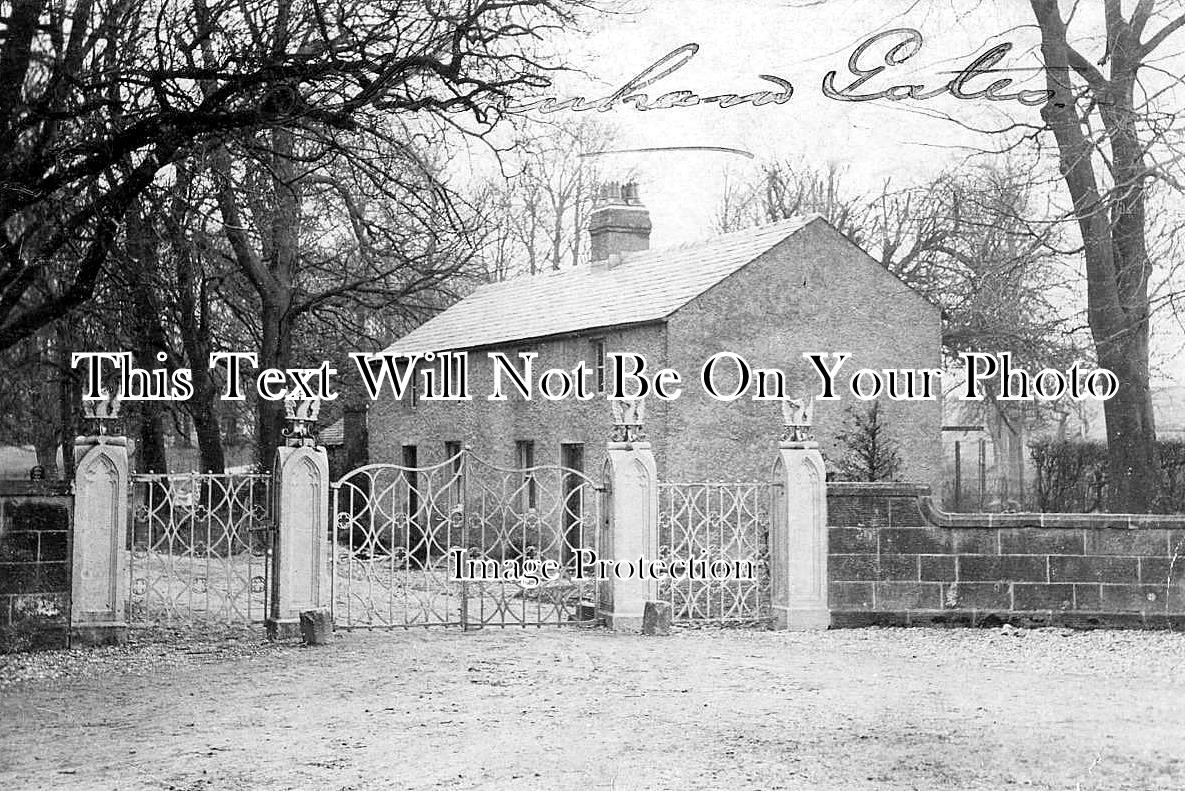 LA 7321 - Thurnham Hall Gates, Lancaster, Lancashire c1905