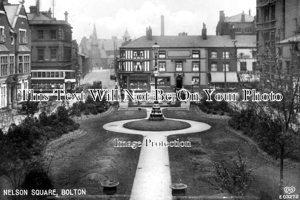 LA 7342 - Nelson Square, Bolton, Lancashire c1910