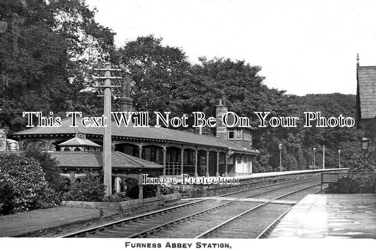 LA 7343 - Furness Abbey Railway Station, Lancashire