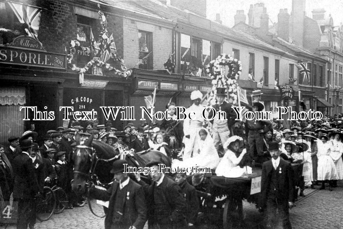 LA 737 - Stamford Road Procession, Ashton Under Lyne, Lancashire