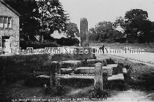 LA 761 - Old Market Cross & Stocks, Bolton By Bowland, Lancashire