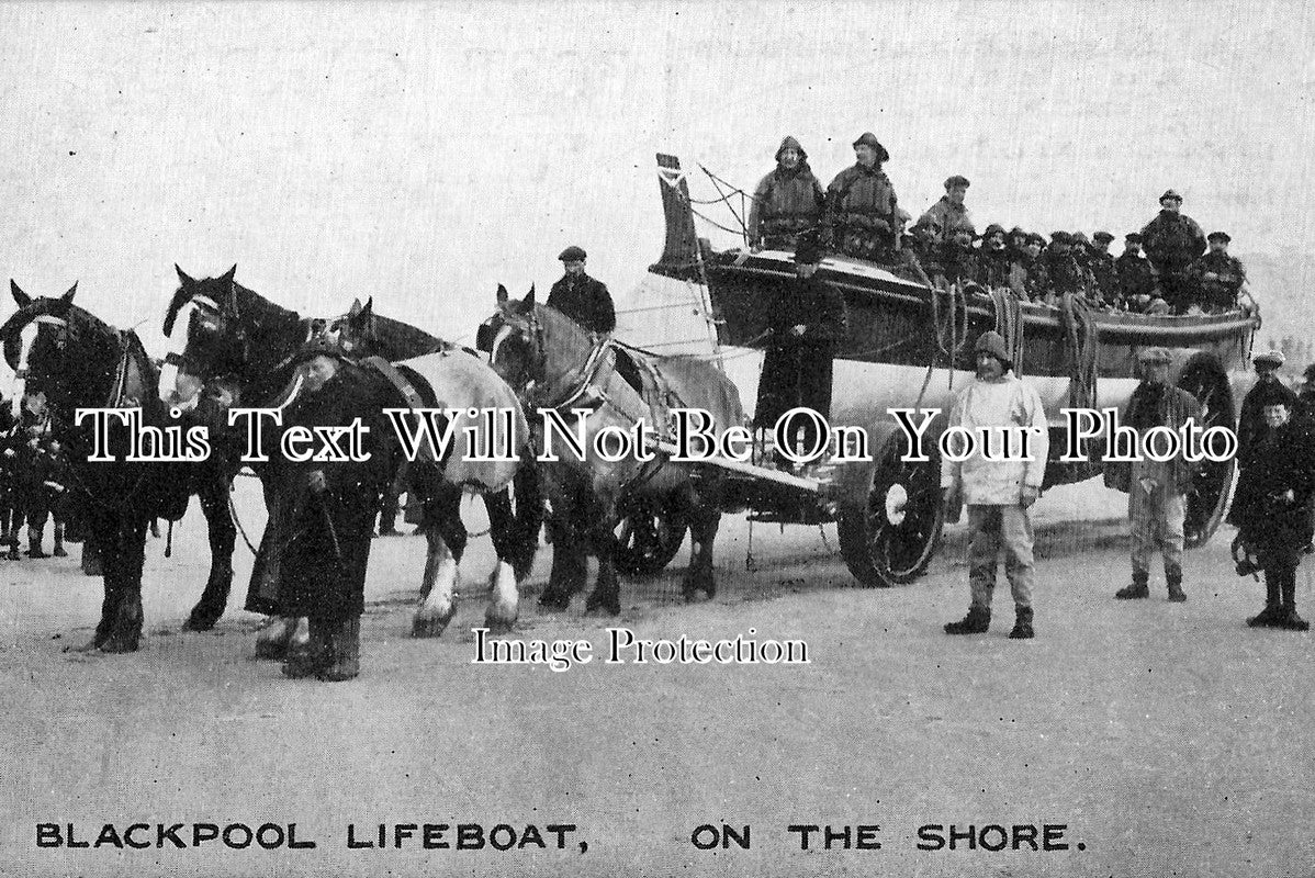 LA 764 - Blackpool Lifeboat, Lancashire c1905